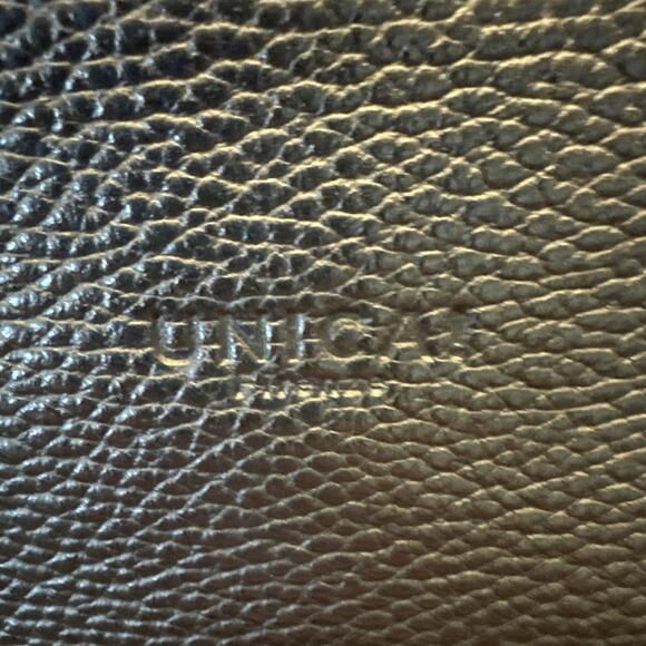 Vera Pelle Unica! Firenze Black Pebbled Leather Backpack Made In Italy - Picture 3 of 9